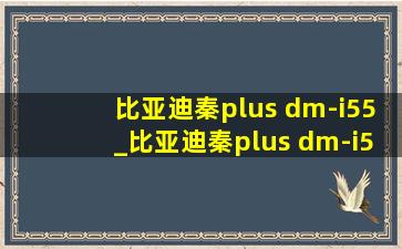 比亚迪秦plus dm-i55_比亚迪秦plus dm-i55领先型